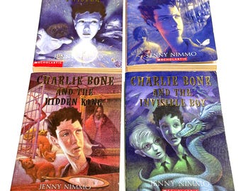 Charlie Bone Paperback Lot 1-4 by Jenny Nimmo - 2005 Vintage Children’s Book Set - PreOwned Good Condition