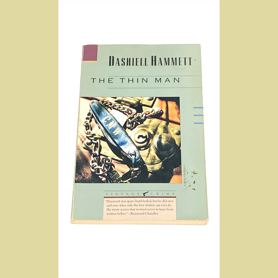 Dashiell Hammett The Thin Man Classic Mystery Novel Vintage Paperback dashiell-hammett-the-thin-man-classic-mystery-novel-vintage-paperback