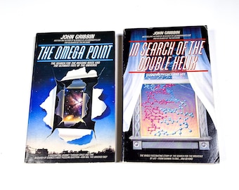Science Book Set: Vintage John Gribbin Paperbacks - Omega Point & Double Helix