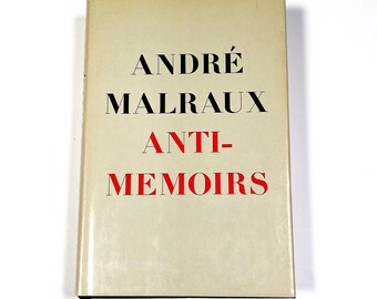 Andre Malraux - Anti-memoirs - Vintage Hardcover Book - Etsy