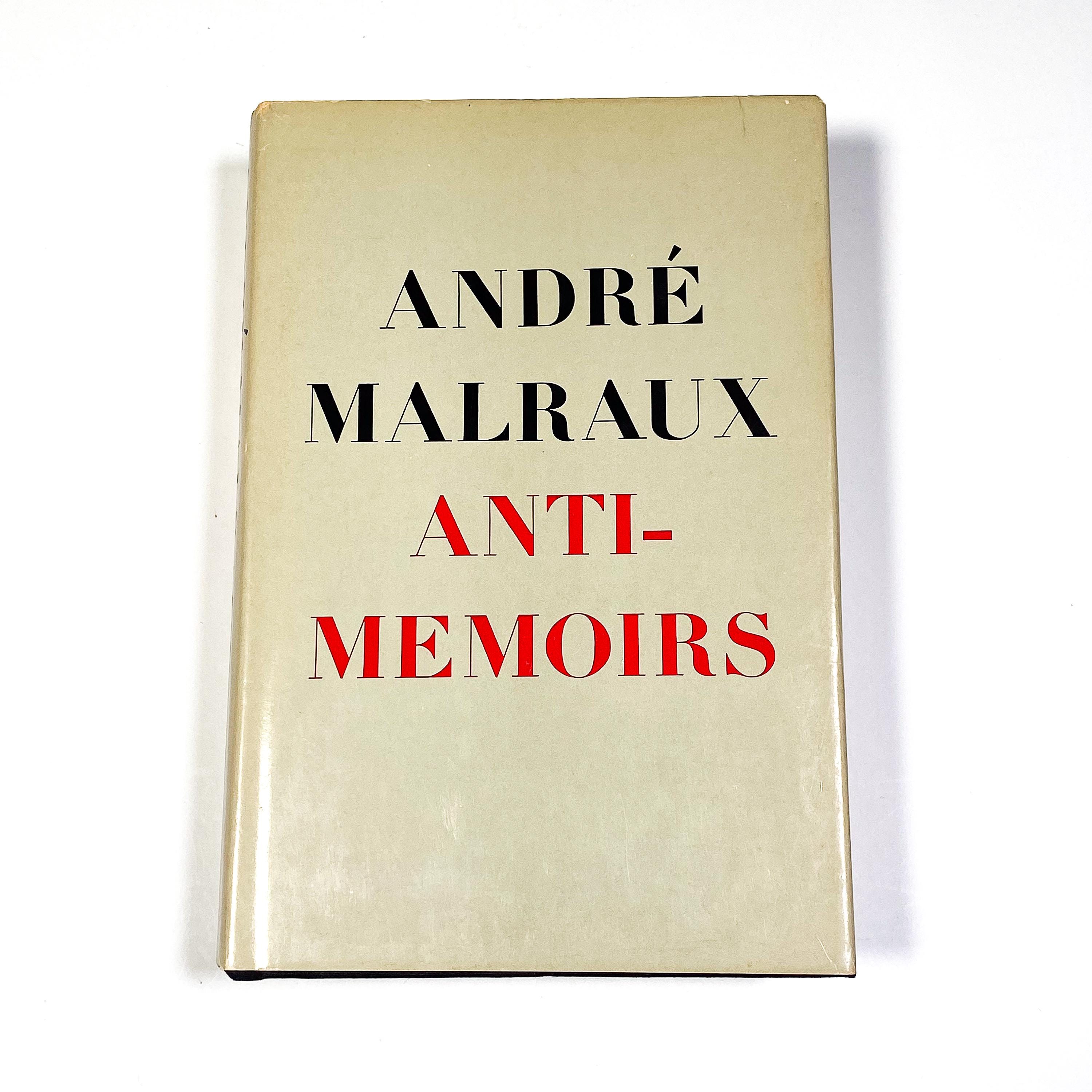 Andre Malraux - Anti-memoirs - Vintage Hardcover Book - Etsy