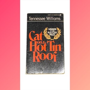 Used Fiction Paperback Book - Cat on a Hot Tin Roof - Tennessee Williams - Vintage Paperback - Pre Owned Used Book - Good