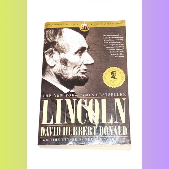 Lincoln David Herbert Donald Amazon Lincoln David Herbert Donald Classic Abraham Lincoln - Etsy