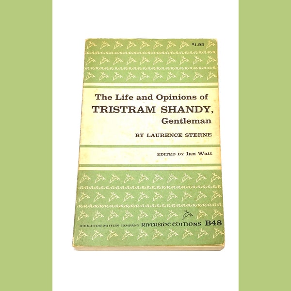 The Life and opinions of Tristram Shandy Gentleman - Laurence Sterne - Vintage Paperback - Pre Owned Used - Very Good Condition