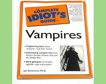 Vintage Vampire Guidebook: Folklore and History, Pre-owned Paperback