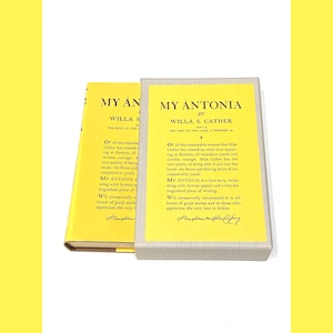 My Antonia - Willa Cather - Vintage Hardcover Book with Sleeve - Classic Literature Masterpiece - Pre Owned - Good Condition