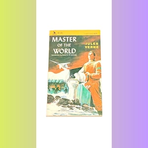 Master of the World - Jules Verne - Rare Vintage Sci Fi Paperback - Science Fiction - Pre Owned Book - Very Good Condition