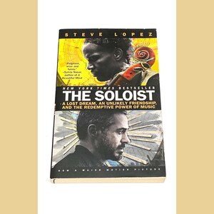 The Soloist - Steve Lopez - Literary Fiction Novel - Book Lover Gift - Classic Paperback Softcover Book - Pre Owned - Good