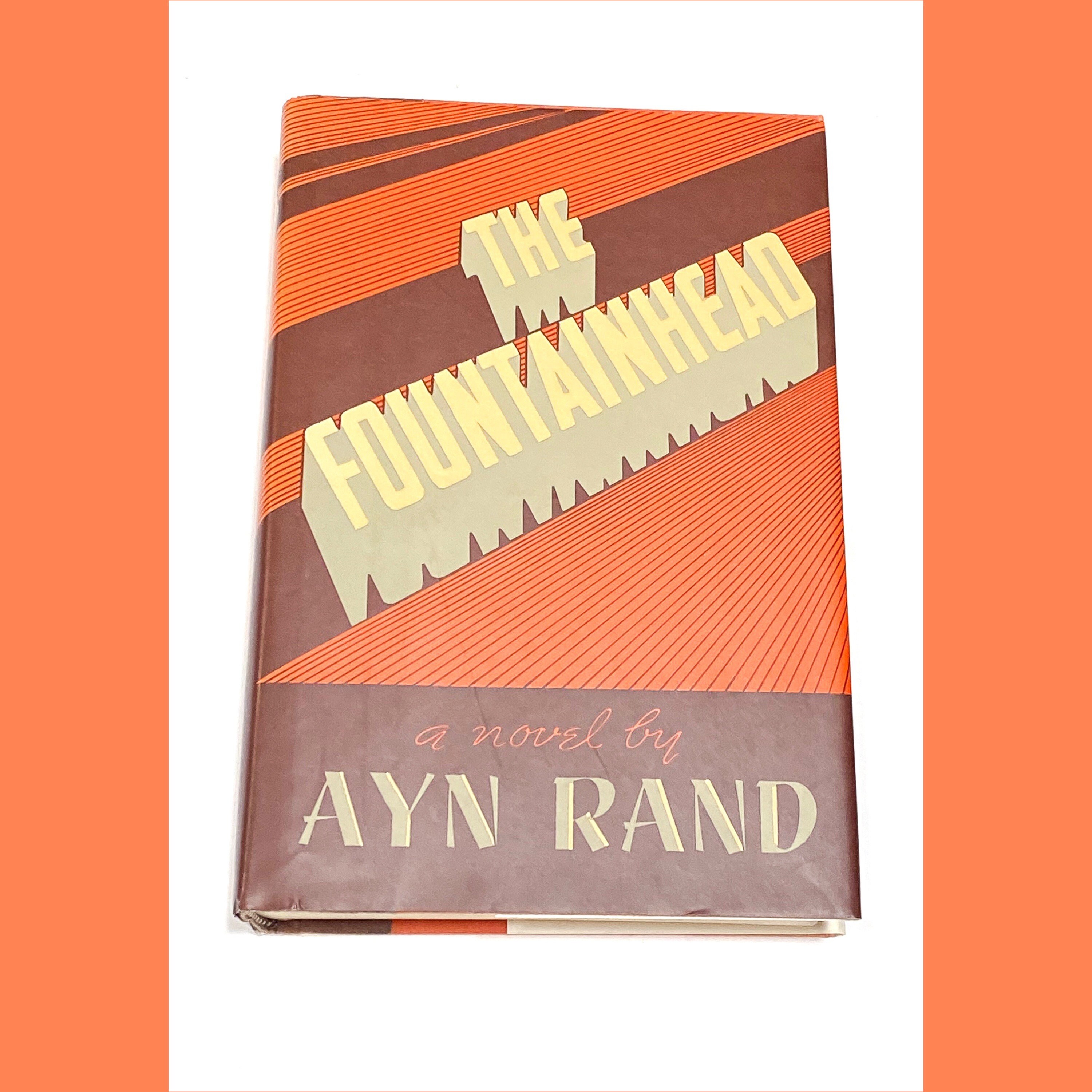 The Fountainhead - Ayn Rand - RARE 1968 Hardcover - Vintage Novel - Classic  Literature - Pre Owned Book - Very Good Condition - Etsy
