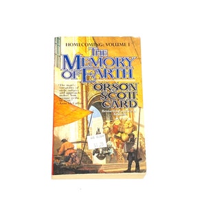 The Memory of Earth - Orson Scott Card - Science Fiction Book - Sci Fi Paperback - Vintage Book - Very Good Condition