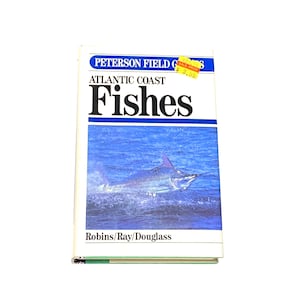 Atlantic Coast Fishes - Peterson Field Guide - Reference Book - Vintage Paperback Book - Very Good Condition