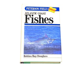 Atlantic Coast Fishes - Peterson Field Guide - Reference Book - Vintage Paperback Book - Very Good Condition