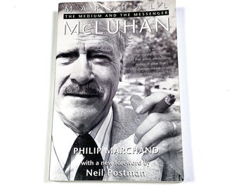 Used Biography Book - The Medium and the Messenger - Marshall McLuhan - Vintage Paperback Memoir Bio Memoir - PreOwned  Good