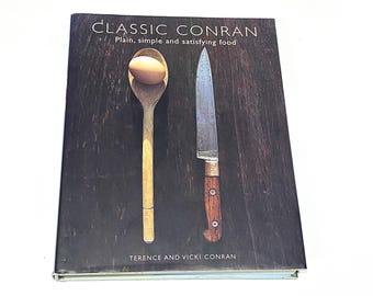 Used Cookbook - Classic Conran Vintage - Retro Recipes - Classic Cooking - Collectible Kitchen Nostalgia - Pre Owned Good Condition
