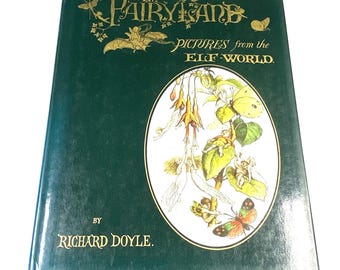 In Fairyland - Richard Doyle - Vintage Hardback - Elf World Fairy Art