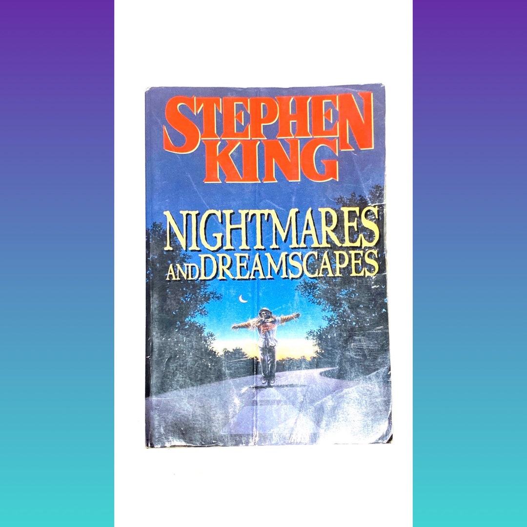 Stephen King Nightmares and Dreamscapes Large Type Paperback Vintage Book Classic Literature Pre