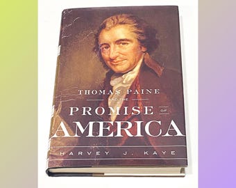 Used Biography Book - Thomas Paine Memoir Bio - Promise of America Classic Life Story Book - Gift for Book Lovers - PreOwned Good