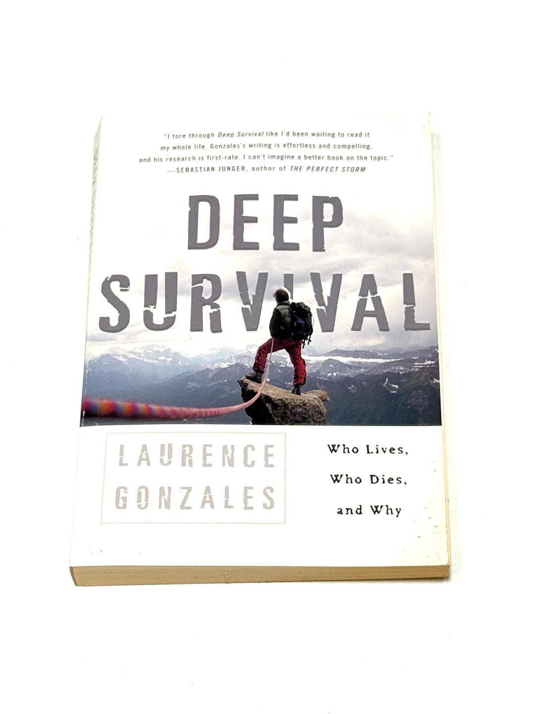 Deep Survival Laurence Gonzales Vintage Paperback Who Lives Who Dies and Why Outdoor Survival - Etsy