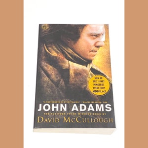 John Adams by David McCullough - Vintage Paperback Book - Founding Father&#39;s Memoir Bio - Non Fiction Book - Pre Owned   Good