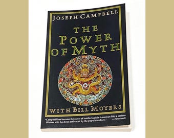 The Power of Myth - Joseph Campbell, Bill Moyers - Vintage Book - Ancient Wisdom - Metaphysical Studies - Occult Knowledge - PreOwned Good