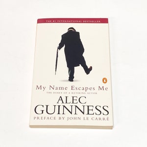 My Name Escapes Me - Alec Guinness AutoMemoir Bio Memoir - Vintage Paperback Book - Non Fiction Book - Pre Owned -   Good