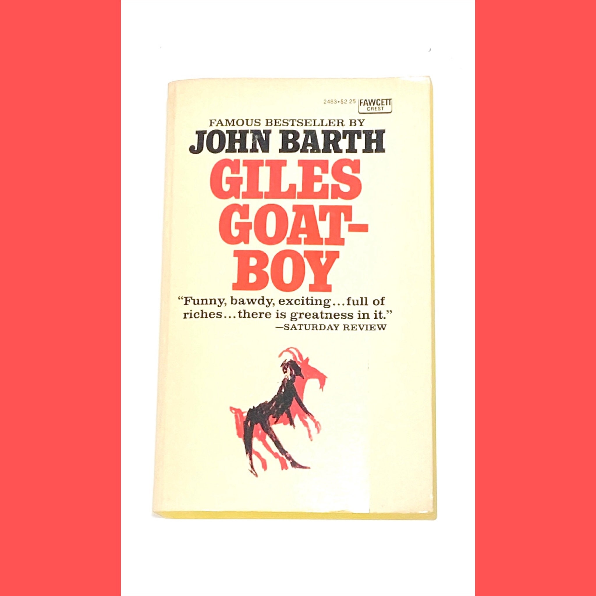 Giles Goat Boy by John Barth – Vintage Paperback Fiction - Etsy