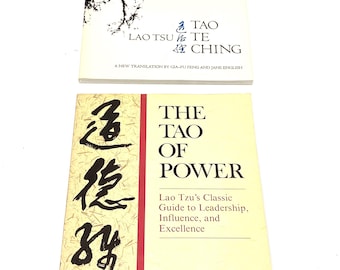 Taoist Philosophy Book Set - Tao Te Ching and Tao of Power - Preowned Good