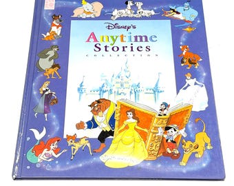 Disney's Anytime Stories Collection - 1996 Children's Book - Vintage Hardcover Book - PreOwned Good Condition