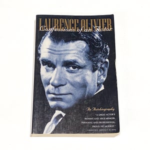 Laurence Olivier - Confessions of an Actor - AutoMemoir Bio - Vintage Paperback Book - Non Fiction Book - Pre Owned -   Good