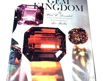 The Gem Kingdom - Paul E. Desautels - Vintage Hardback - Gemstone Mineral Photography