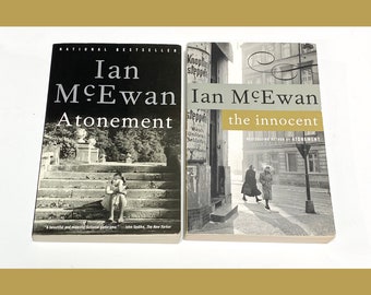Ian McEwan Atonement & The Innocent - Classic Literature - Fiction Novel - Vintage Paperback Book lot of 2 - Good