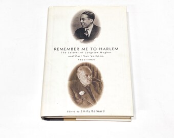 Letters of Langston Hughes - Remember Me to Harlem - Black Author African American Book - Pre Owned Good
