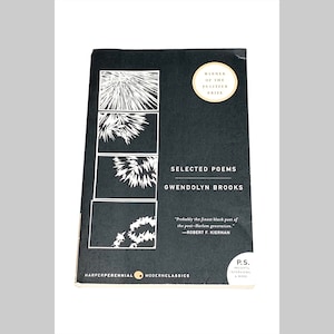 Gwendolyn Brooks - Selected Poems - Classic Literature - Poetry Book - Vintage Paperback Book - Pre Owned Book - Very Good Condition