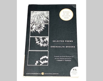 Gwendolyn Brooks - Selected Poems - Classic Literature - Poetry Book - Vintage Paperback Book - Pre Owned Book - Very Good Condition