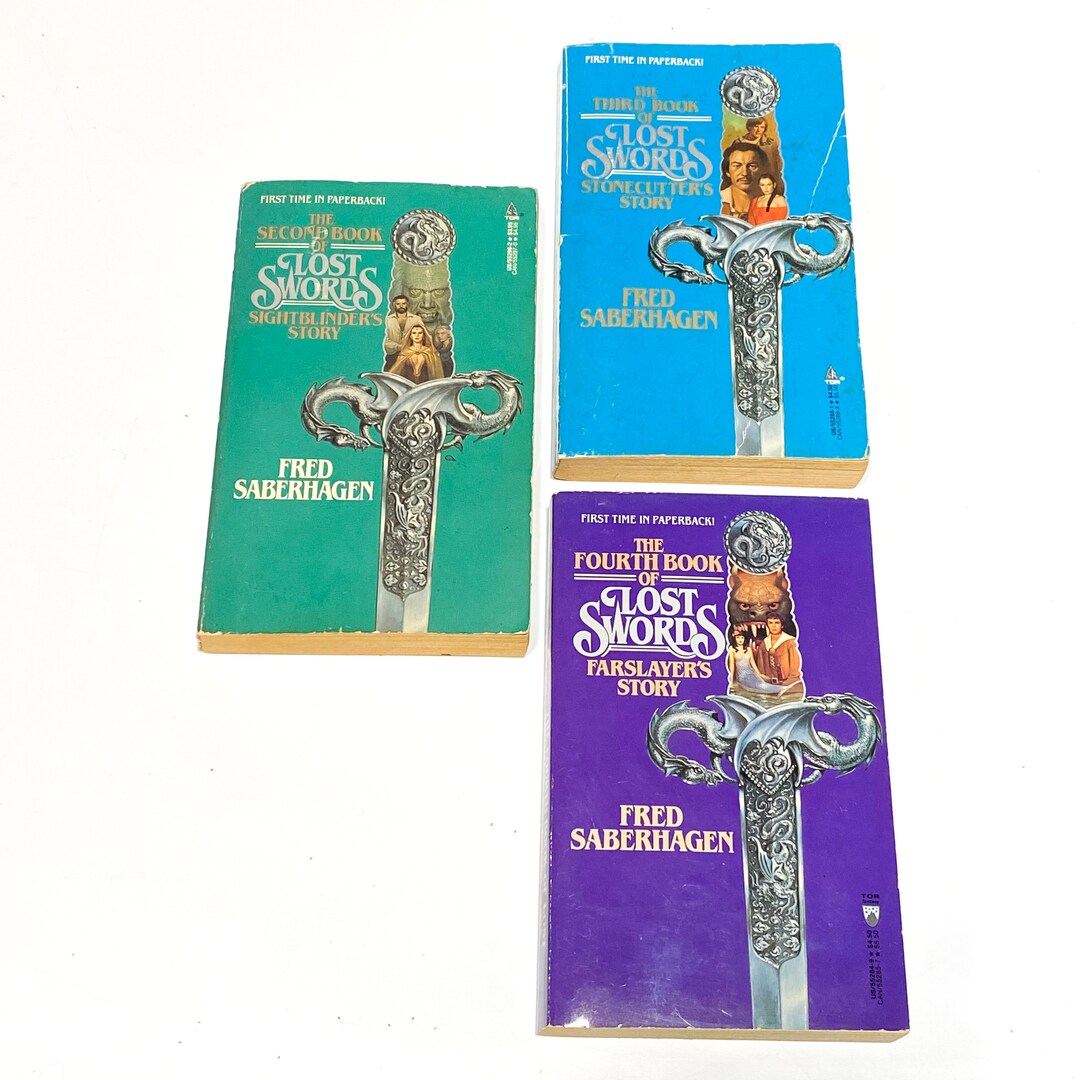 Fred Saberhagen the Second Third Fourth Book of Lost Swords Etsy
