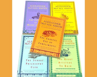 Alexander McCall Smith - Isabel Dalhousie 1-5 - Vintage Paperback lot of 5 - Muddy - Careful - Attitude - Friends - Sunday - PreOwned Good