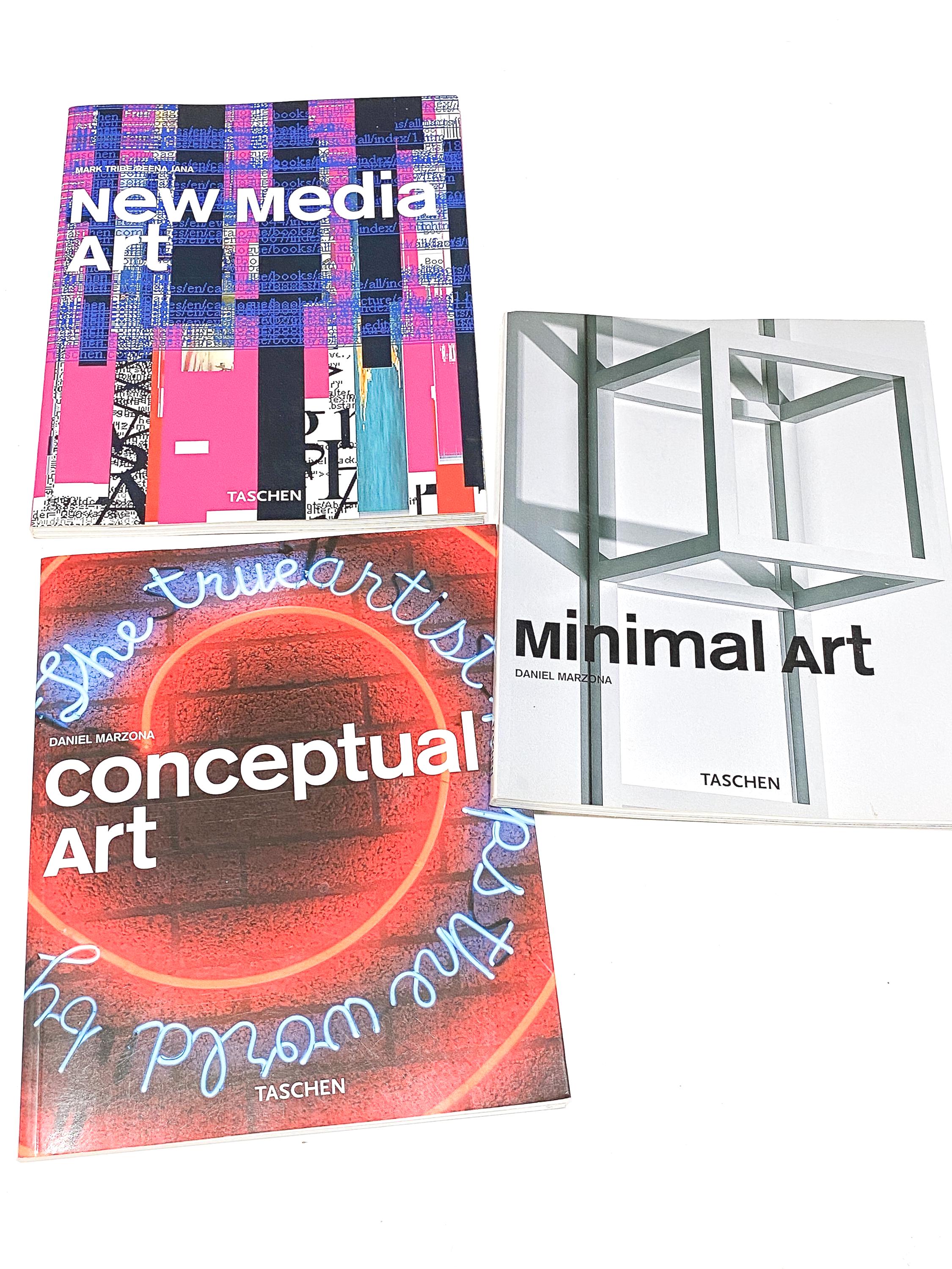 Taschen Minimal, Conceptual & New Media Art Vintage Art Book Lot