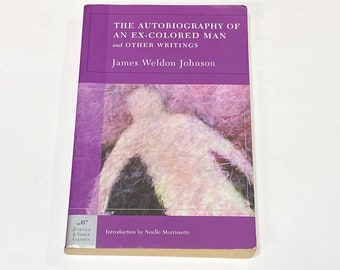The AutoMemoir Bio of an Ex-Colored Man - James Weldon Johnson - Black Literature - Black Author - Black Studies | Vintage Paperback Book