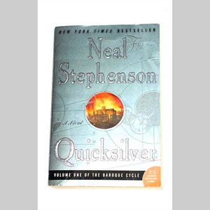 Quicksilver - Neal Stephenson - Sci Fi Paperback - Science Fiction - Vintage Paperback Novel - Pre Owned Book - Very Good Condition
