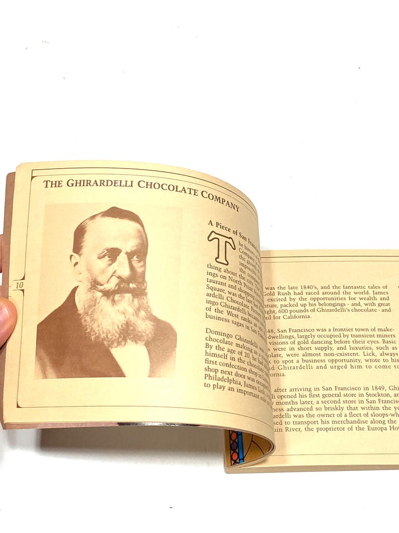 a book or magazine page with a portrait of a man and a paragraph of text below the portrait.