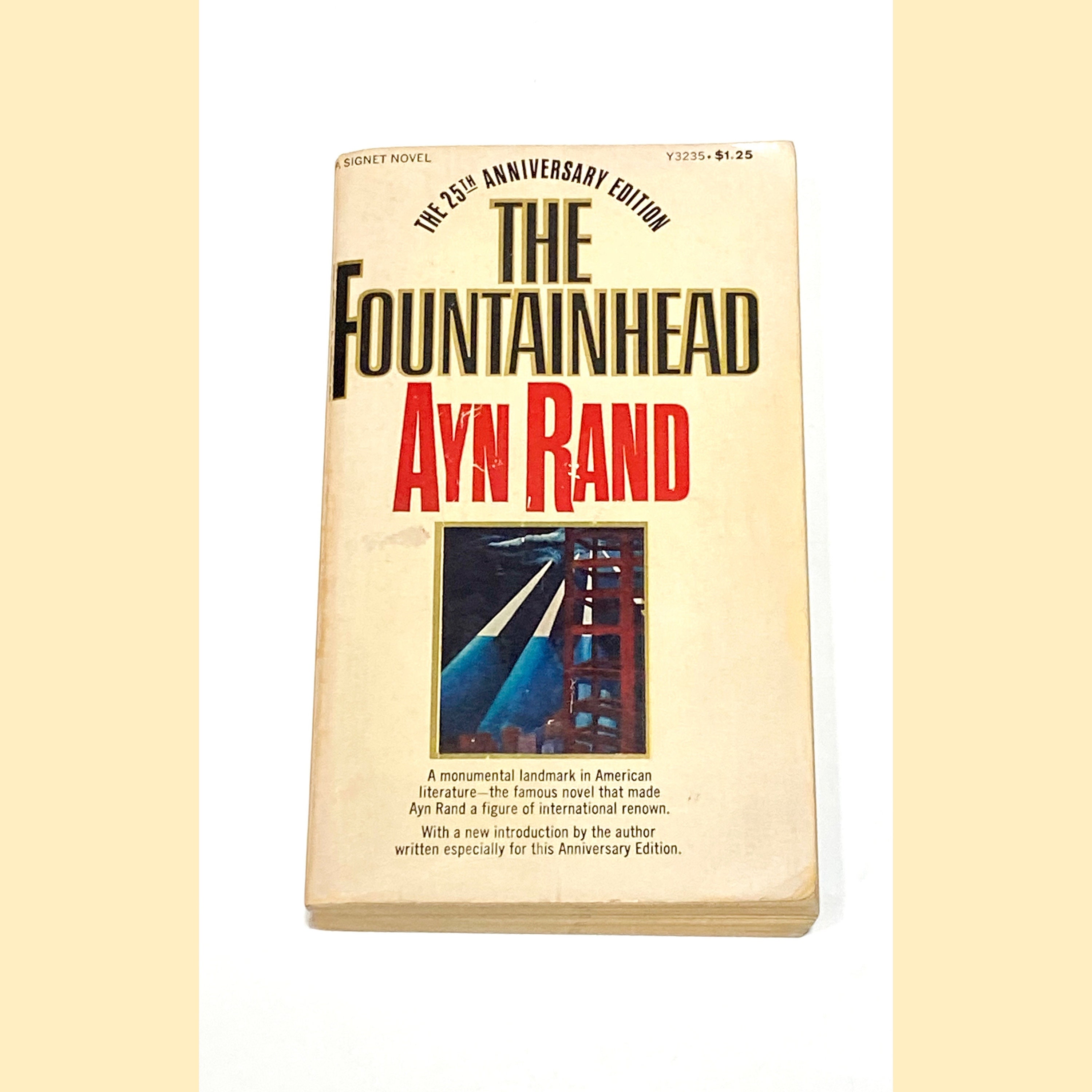 Ayn Rand - the Fountainhead - Paperback Novel - Modern Fiction Classic  Literature - Preowned Good Condition - Etsy UK