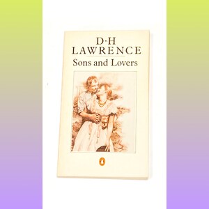 Used Fiction Paperback Book - DH Lawrence - Sons and Lovers - Vintage Paperback - Classic Literature - Pre Owned Used Book - Good
