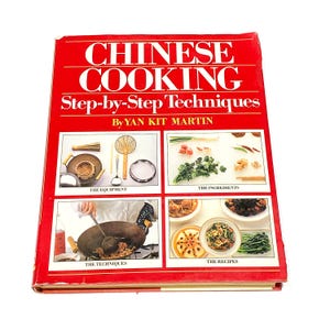 Used Cookbook - Chinese Cooking - Vintage - Classic Recipes - Retro Kitchen Decor - Gift for Chefs & Foodies - Pre Owned