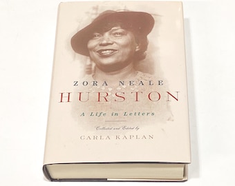 Used Biography Book - Zora Neale Hurston Vintage Memoir Bio - A Life in Letters - Classic Life Story - Book Lovers Gift - PreOwned Good