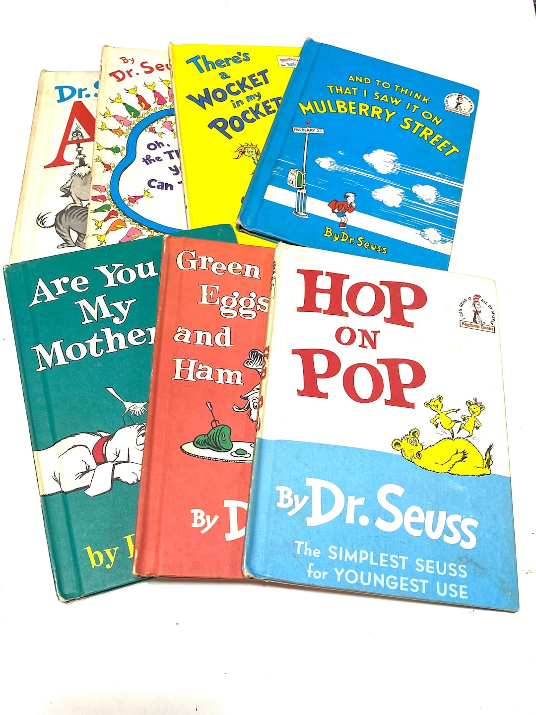 Dr. Seuss Book Collection: Vintage Early Readers (7 Hardcover Pre-owned ...