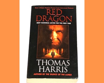 Red Dragon - Thomas Harris - Horror Paperback - Fiction Novel - Vintage Book - Pre Owned Book - Very Good Condition