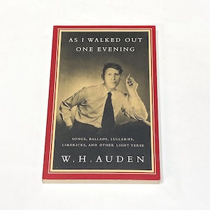 WH Auden - As I Walked Out One Evening - Poem Book of Poetry Collection - Preowned Good  - Vintage Paperback Book