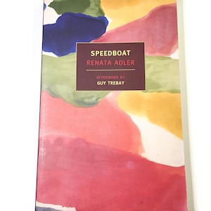 Speedboat – Renata Adler Experimental Contemporary Novel – Paperback Vintage Preowned Good Condition