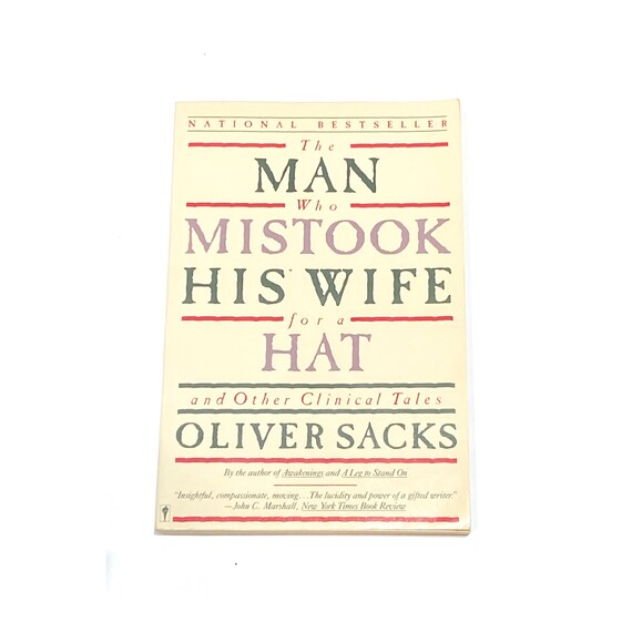 The Man Who Mistook His Wife For A Hat 1987 The Man Who Mistook His Wife for a Hat Oliver Sacks - Etsy
