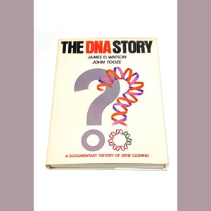 The DNA Story - James Watson - Vintage Large Hardcover Book - Pre Owned Book - Very Good Condition